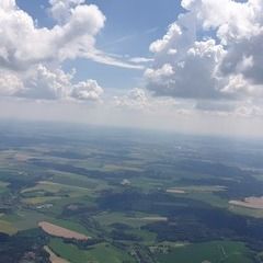 Flugwegposition um 12:05:07: Aufgenommen in der Nähe von Okres Havlíčkův Brod, Tschechien in 1565 Meter
